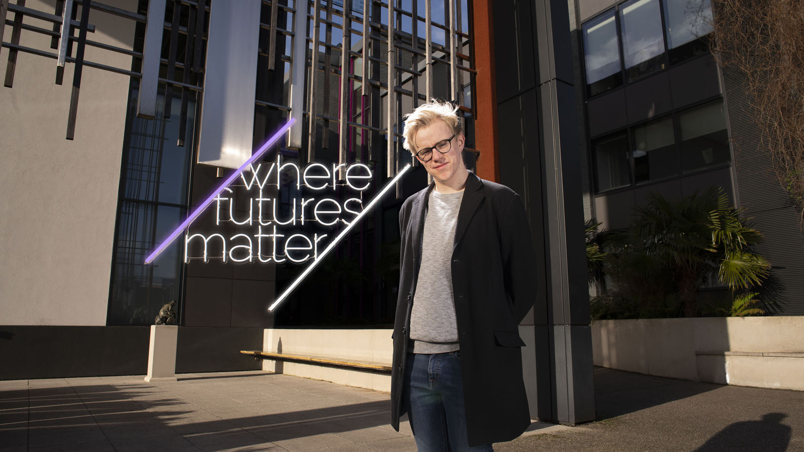 Video production still from University of Winchester